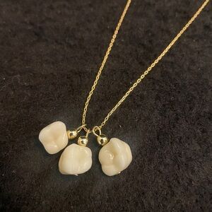 Tri-Tooth Folk Craft Necklace